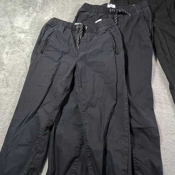 Bundle Old Navy Chaps Boys‎ Pants School Uniform Black Adjustable Waist 10-14 - Picture 3 of 9